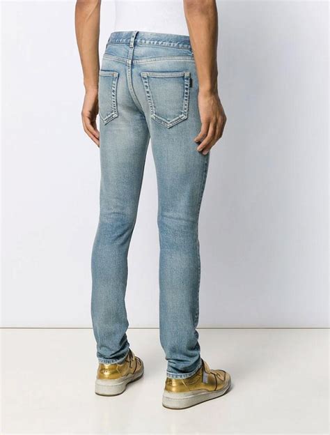 yves saint laurent blue jeans|saint laurent men's jeans.